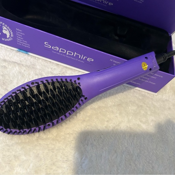Sapphire Ceramic Heat Brush - Picture 5 of 9